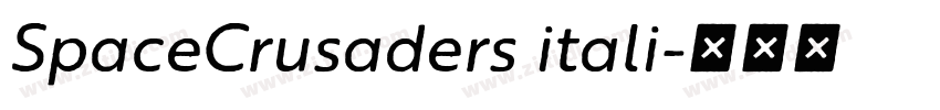 SpaceCrusaders itali字体转换